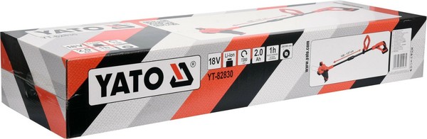 Yato YT-82830 Rasentrimmer Freischneider 18V Kantenschneider Inklusive 2Ah Akku-image