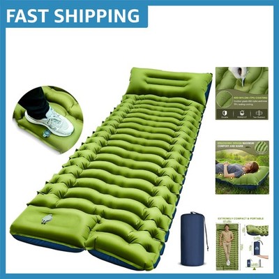 Compact Waterproof Sleeping Mat with Pillow for Backpacking & Camping   Single