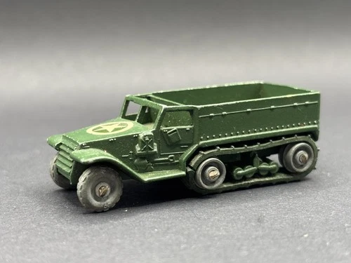 Matchbox Moko Lesney 1958 GMC Half Track Personnel Carrier 49a Original Tracks