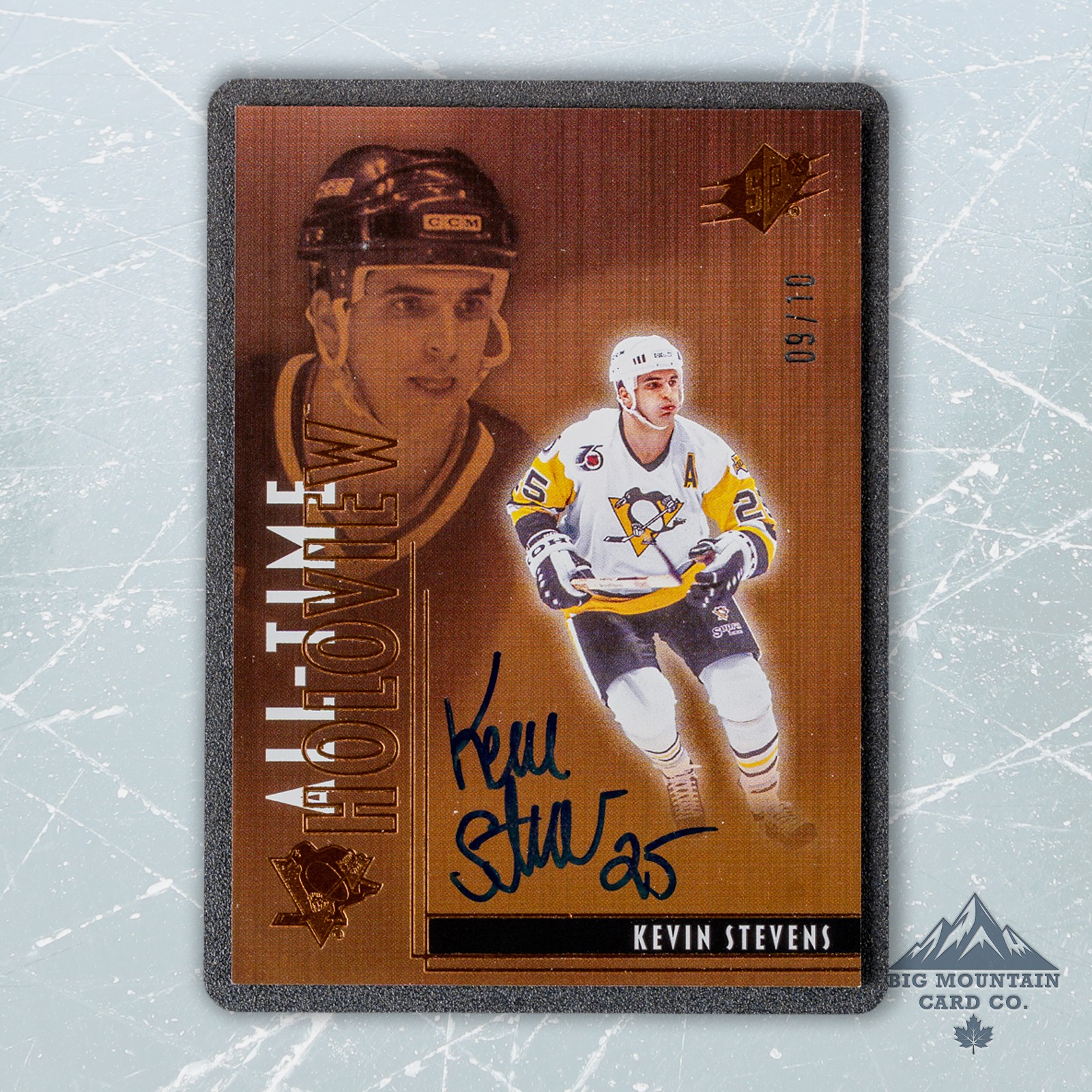 2025-26 Upper Deck SPx KEVIN STEVENS All-Time Holoview Auto /10 #ATG-KS