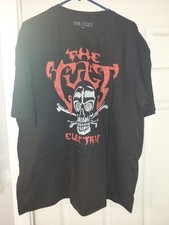 The Cult Vintage Electric Skull T-Shirt LARGE New. FREE SHIPPING