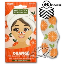 Image of Beauty Formulas Deep Cleansing Fruity Nose Pore Strips - 6 Strips - Unclog Pores