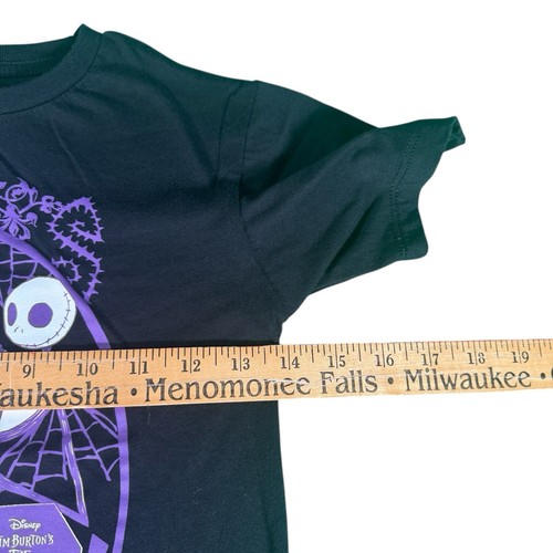 Disney Nightmare Before Christmas T-Shirt Girls 6/6X Jack Sally Halloween Tee - Picture 3 of 6