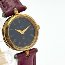 Gucci Sherry Line Quartz Dress Watch 21x29mm Unisex Vintage wrist 16cm