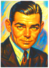 CLARK GABLE * Fun Novelty * CELEBRITY * Art Card * ATC ACEO