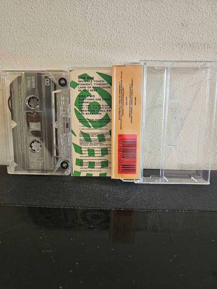 GENESIS Invisible Touch 1986 CASSETTE TAPE PHIL COLLINS MIKE RUTHERFORD - Image 3 of 4