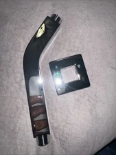 Angled Shower Arm with Flange,Square Shaped Shower Arm 8 Inches Wall-Mounted ...