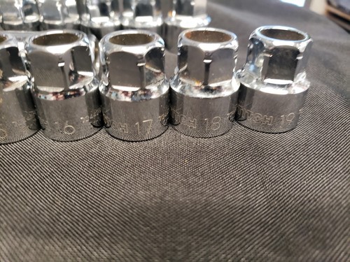 Rare BOSTITCH Sockets From BTMT72287 Pass Thru Set Through Hollow Metric & SAE - Picture 4 of 9