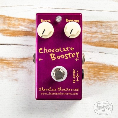 Chocolate Electronics Chocolate Booster   Purple Transparent Finish w/ Box  