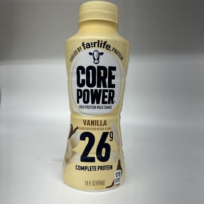 Core Power Protein Shake Vanilla 26g 14oz Bottles 12 Pack