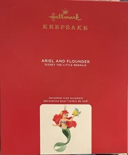 2020 Hallmark Keepsake Ornament Disney The Little Mermaid Ariel And Flounder