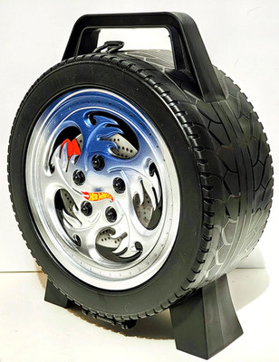 Hot Wheels - 18 Car Carrying/Storage Wheel Case -  Mattel - 1:64 Diecast Cars - 