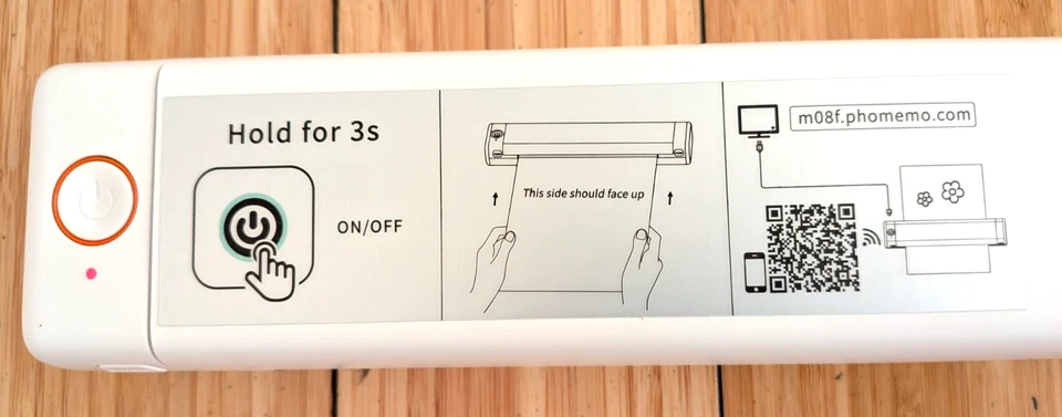 Phomemo M08F A4 Portable Wireless Bluetooth Thermal Printer - Image 2 of 4