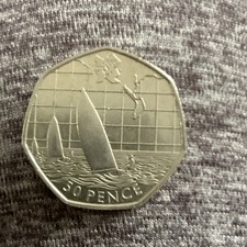 2011 London Olympics Sailing 50p Fifty Pence UK Coin Circulated