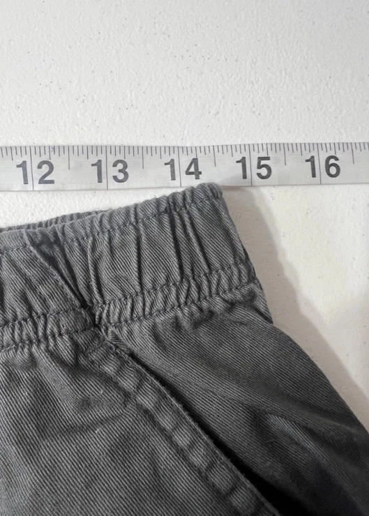 Shorts cargo Gotcha tamanho G cinza skate surf bolsos cintura 30 comprimento 23 anos 90 - Imagem 4 de 4