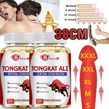  1 BEST-MALE ENLARGER THICKER LONGER BIGGER 4" GROWTH ENLARGEMENT 240 GUMMIES
