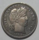 1905-S Barber Head Silver Dime - See Pics - No Reserve!