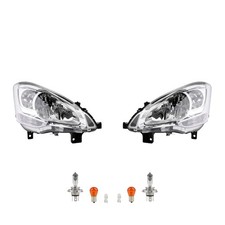 Scheinwerfer Set Halogen passend für Citroen Berlingo 7 08-12 Leuchtmittel Li Re