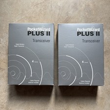 Set of 2 PocketWizard Plus II Transceiver Radio Flash Trigger: NIB