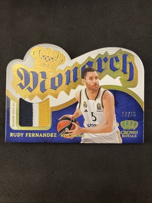 2023-24 Panini Crown Royale Euroleague BK Rudy Fernandez Monarch Prime 17/25