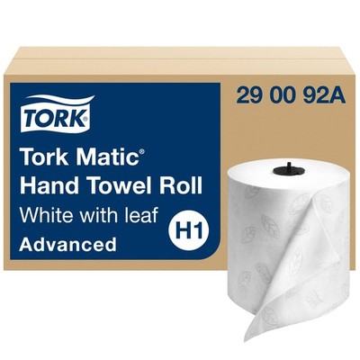 Tork Matic Hand Towel Roll, White With 7.25 inches (roll diameter), 