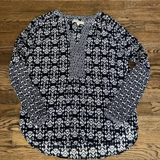 Loft Medium Pop Over Blouse