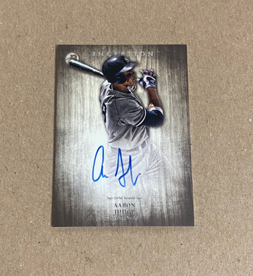 2014 Bowman Inception Arron Judge Auto $739.99 | eBay