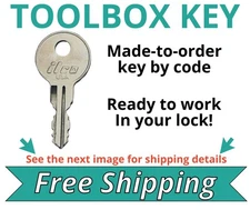 Husky / Better Built Toolbox Keys Cut by Code Key H700D-H750D