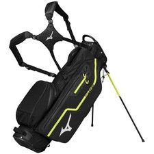 NEW Mizuno Golf BR-DRI Waterproof Stand / Carry Bag - Black / Lime Punch