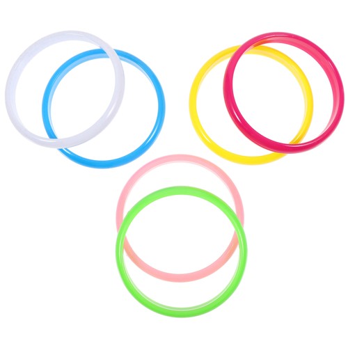 12 Pcs/set Candy-Colored Bracelet Colorful Jewelry Girl Child Boys' Bracelets - Picture 3 of 12