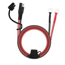 5PCS SAE Extension Cable, 16AWG SAE Battery Connector, Ring Terminal 16AWG-5PCS