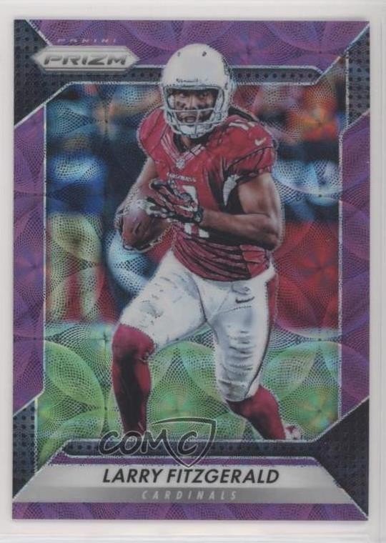 2016 Panini Prizm Purple Scope Prizm 32/99 Larry Fitzgerald #63 ix8