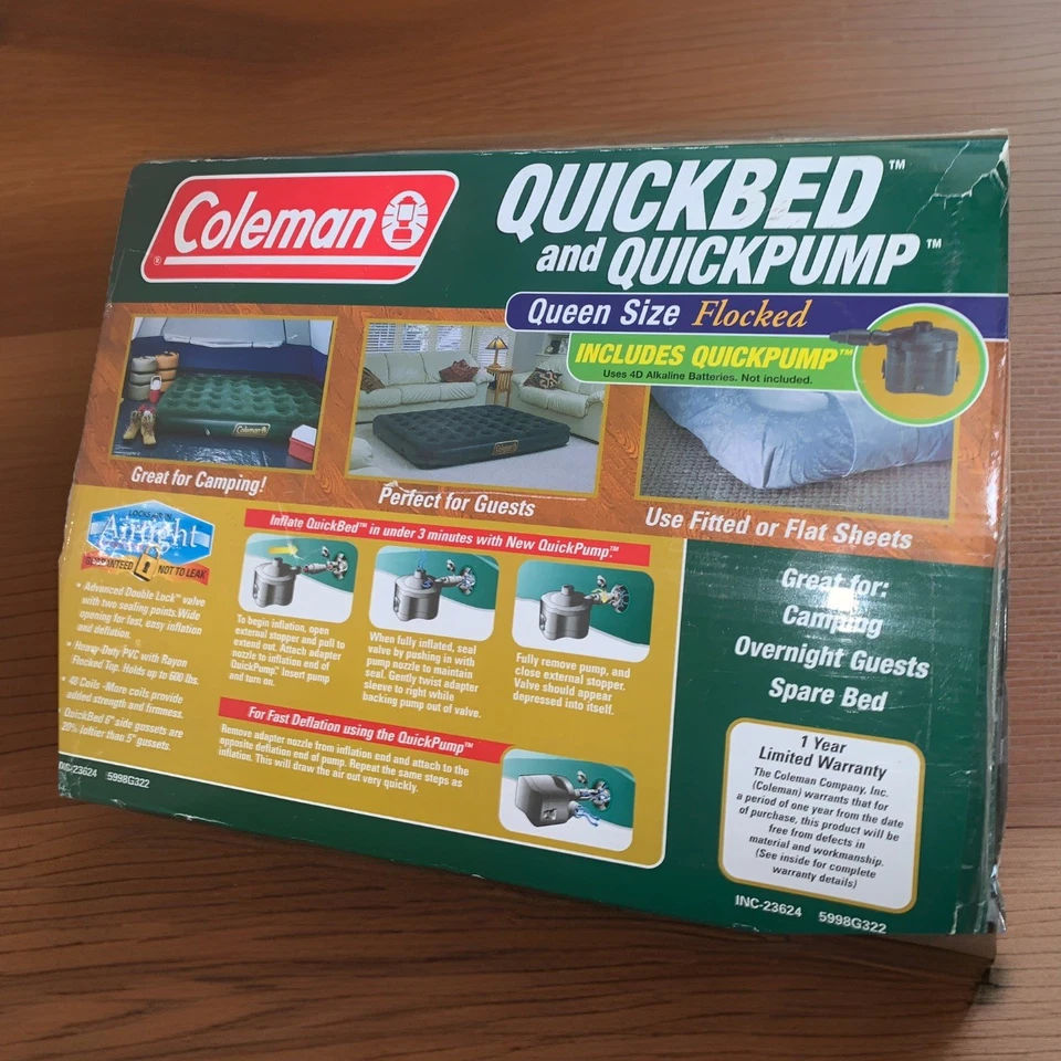 Cama de aire Coleman QuickBed Queen con QuickPump II r11 24 Foto 2 de 3