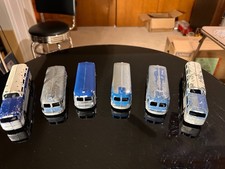 Vintage Tootsie Toys Greyhound Buses Lot of Six in Good Condition