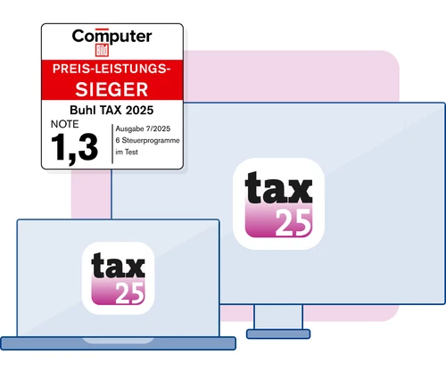 BUHL tax 2023 Professional Jahr 2022 3 User / 1 PC Vollversion Download Lizenz - Bild 2 von 6