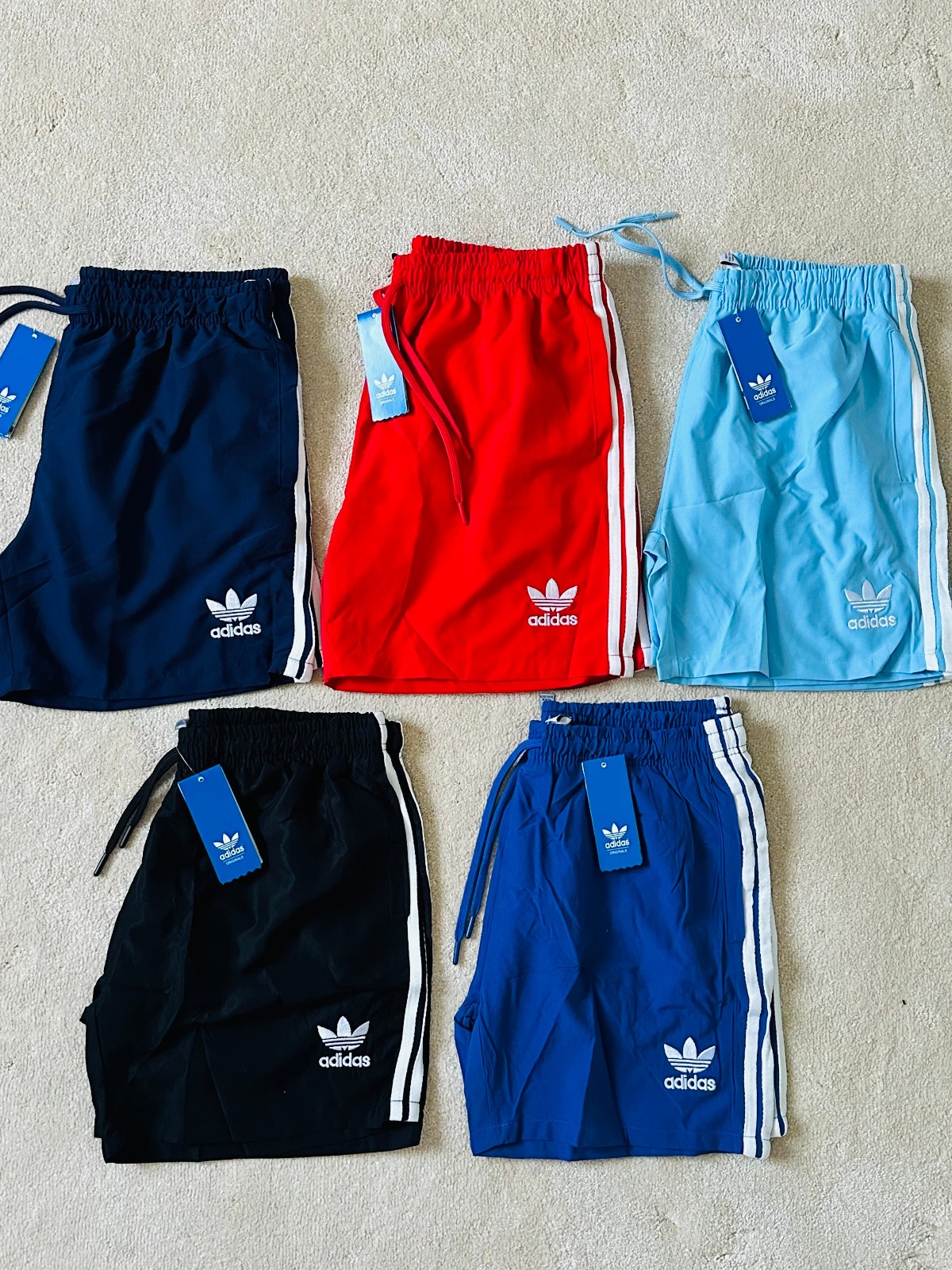 Pantalones cortos de natación Adidas de secado rápido para hombre