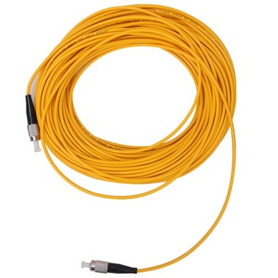20m FC/UPC To FC/UPC Single Mode Optical Fiber Patch Cable Cord Yellow SET
