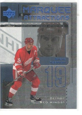 1999 UPPER DECK MARQUEE ATTRACTIONS # MA9  STEVE YZERMAN DETROIT RED WINGS