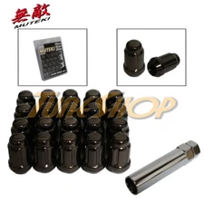 MUTEKI CLOSE END SPLINE TUNER LOCK LUG NUTS 12X1.5 M12 1.5 ACORN WHEELS RIM TI U