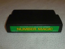 TEXAS INSTRUMENTS SOLID STATE CARTRIDGE NUMBER MAGIC PHM 3004 TI-99 4A 1982