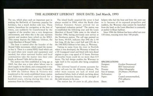 Postal History Alderney FDC #42-46 SET OF 4 Lighthouse train railroad 1989 - Picture 12 of 12