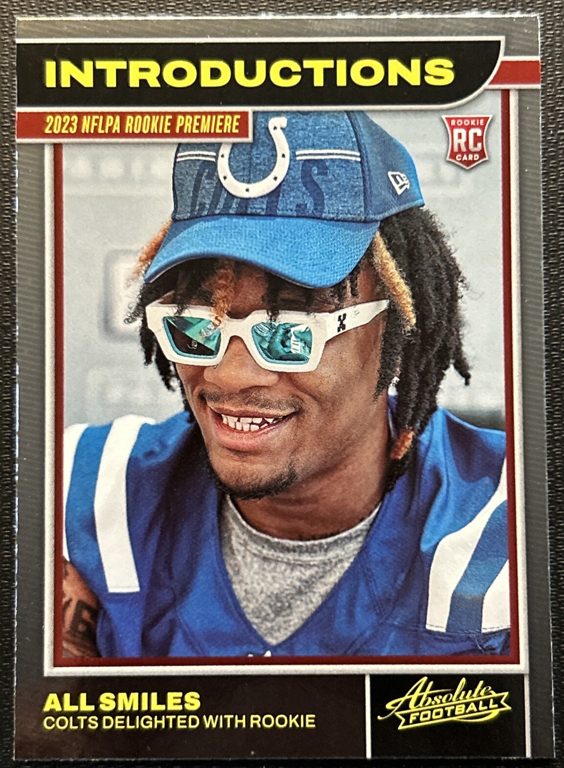 2023 Panini Absolute Introductions All Smiles Anthony Richardson Rookie RC #2