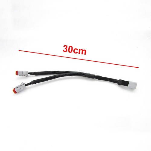 FOR DEUTSCH CONNECTOR PLUG DT 2 TO 1 Y ADAPTOR CABLE LED WORK LIGHT BAR WIRING - Picture 2 of 6
