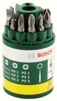 Bosch Schrauberbit-Set, 10-Teilig, Inklusive Sl
