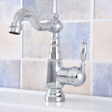 Chrome Single Handler/Hole 360 Degree Rotation Kitchen Faucet Mixer Tap 2sf644
