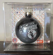 MLB Chicago White Sox Topperscot Sports Collectors Series Black Ornament NIB