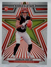 2024 ROOKIES & STARS JERMAINE BURTON BASE FOOTBALL CARD BENGALS NFL 151 and 