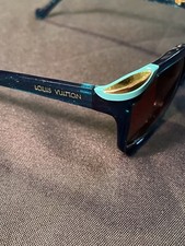 RARE  LOUIS VUITTON IVY CAT PETROLE UNISEX SUNGLASSES ITALY GLASSES AUTHENTIC