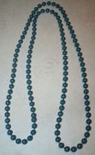 Perlenketten 60er Jahre lang, Kunstststoff, Hippie, Modeschmuck Kette