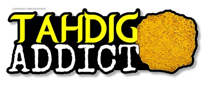 Tahdig Addict Persian Food Foodie Funny Joke Car Truck Sticker Decal 5''